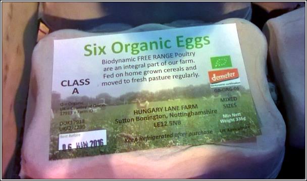 Photo: Biodynamic eggs (35kB)